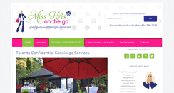 Desktop Screenshot of misskrisonthego.com