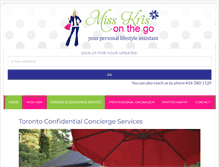 Tablet Screenshot of misskrisonthego.com